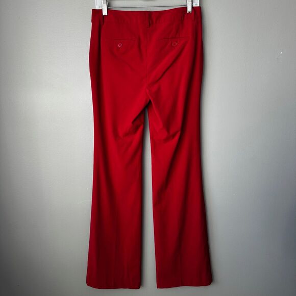 Body By Victoria The Christie Fit Red Dress Pants Womens 4 Tall - Picture 5 of 5